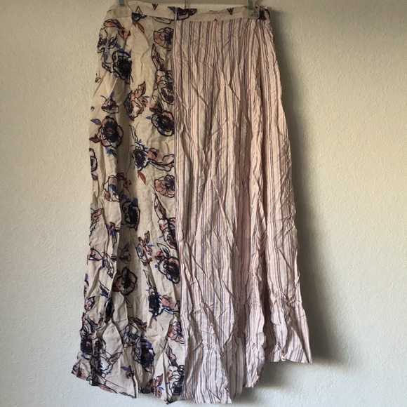 ❌donated❌Floral faux wrap and striped skirt - Picture 7 of 11